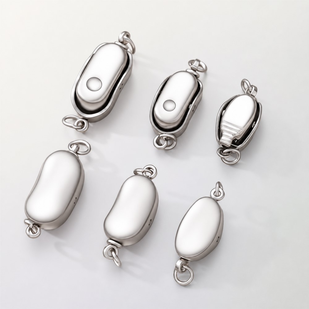 Pearl Trim Chain - 2/5 шт. Застежки-коннекторы из нержавеющей стали