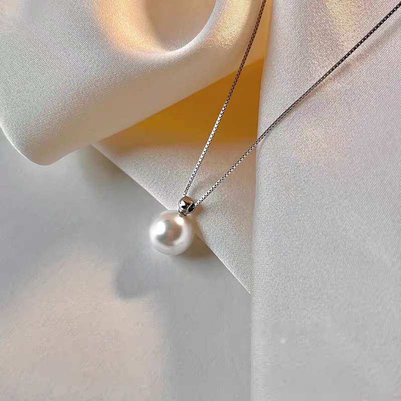 Ожерелье из стерлингового сере – обзор и цена Pearl Trim Chain