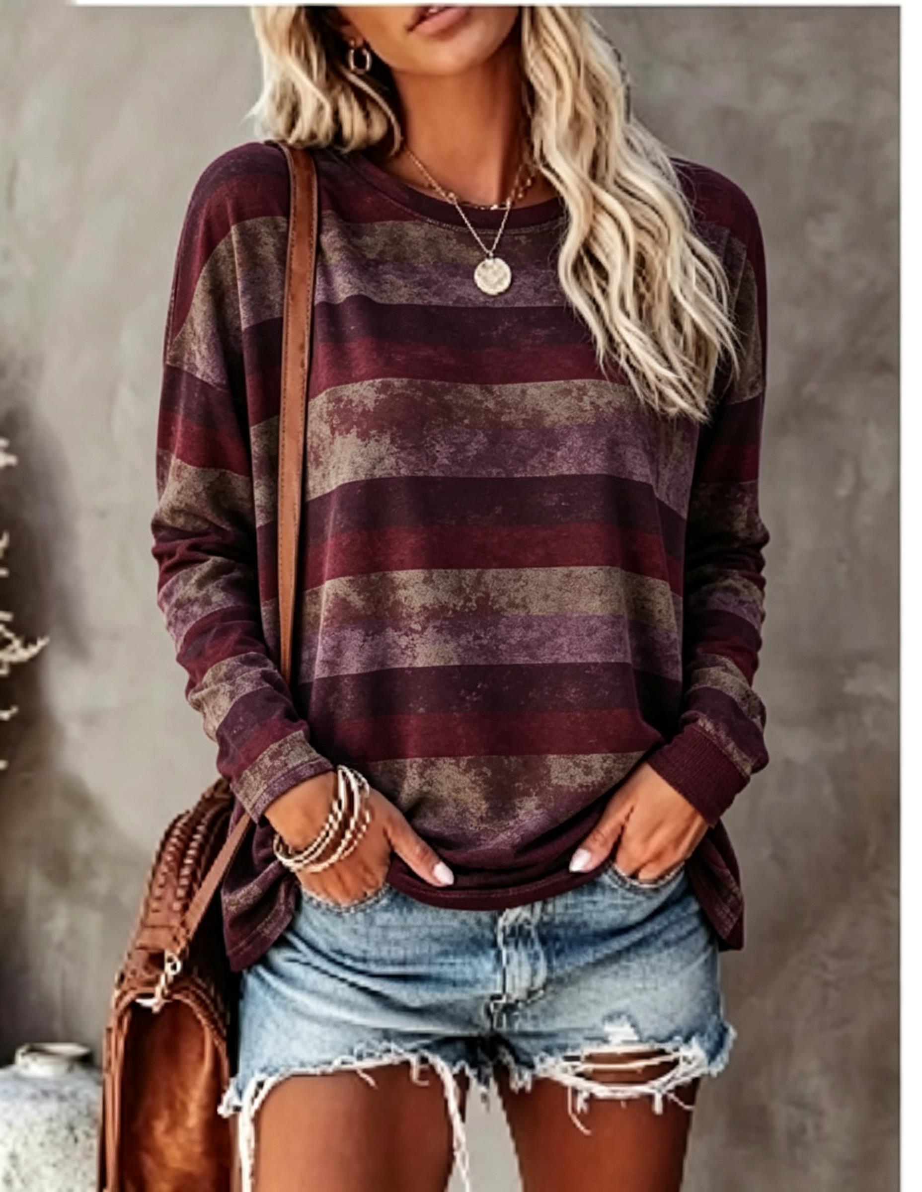 Женская футболка с длинным рук – обзор и цена Embellish Knit