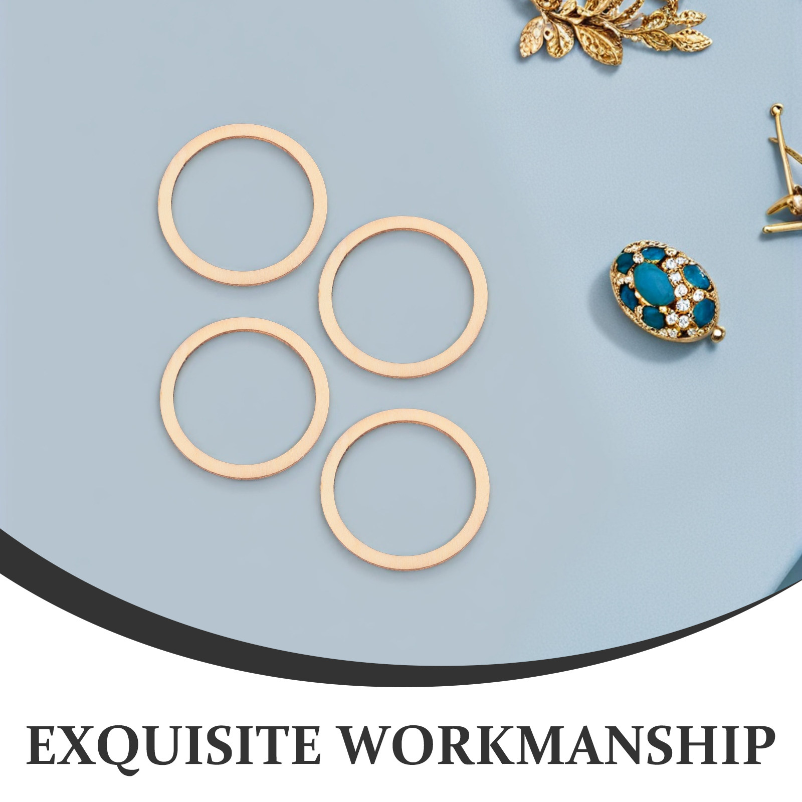 50 шт. деревянных круглых укра – обзор и цена Embellishments For Scrapbooking